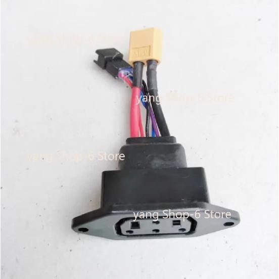 Fit Super Soco Lithium Battery Connector Charger Socket Line Circular Line For Super Soco Tc Ts Tsx Cu