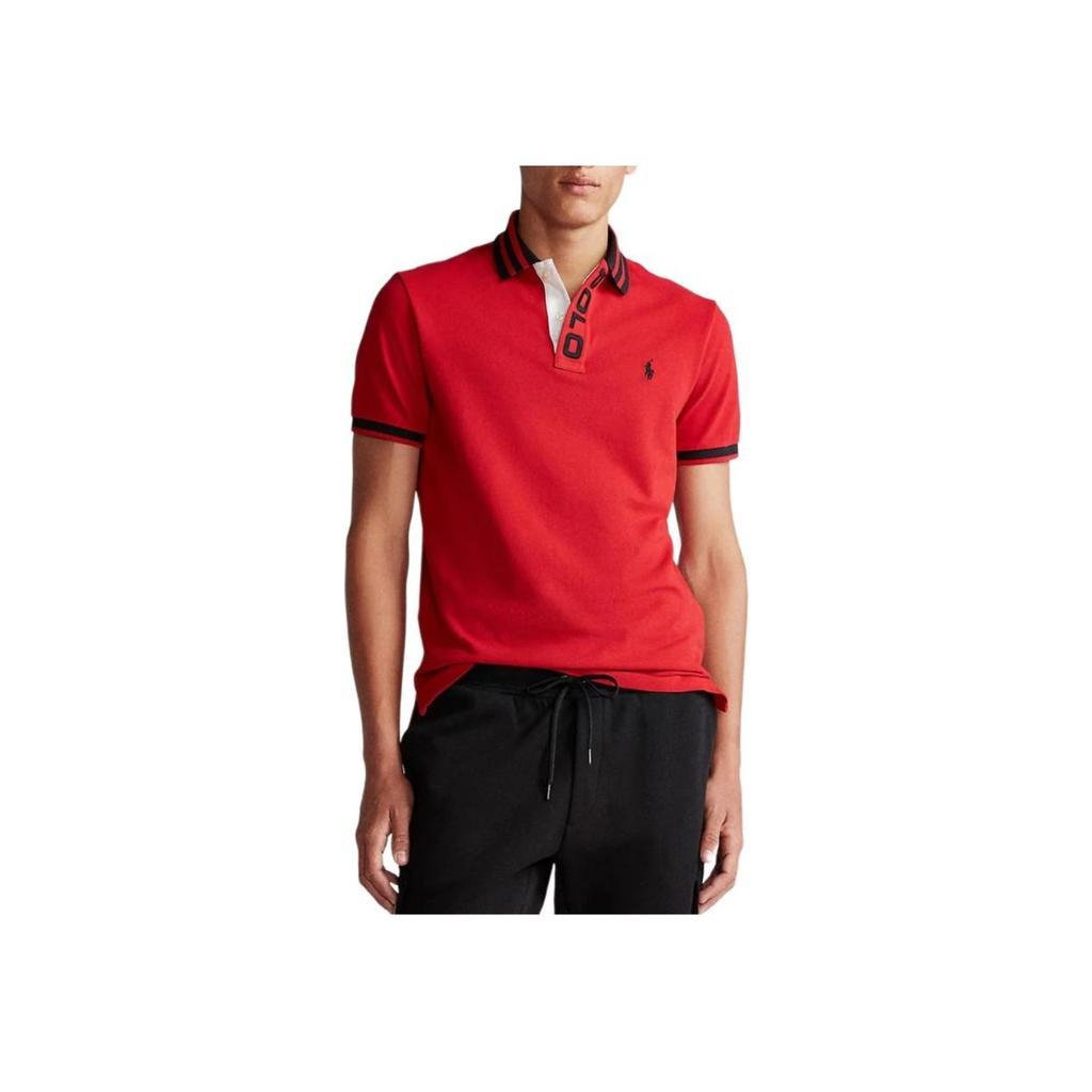 Polo Ralph Lauren Letter Print Embroidered Polo Shirt Men Polo Shirts 710812679-004
