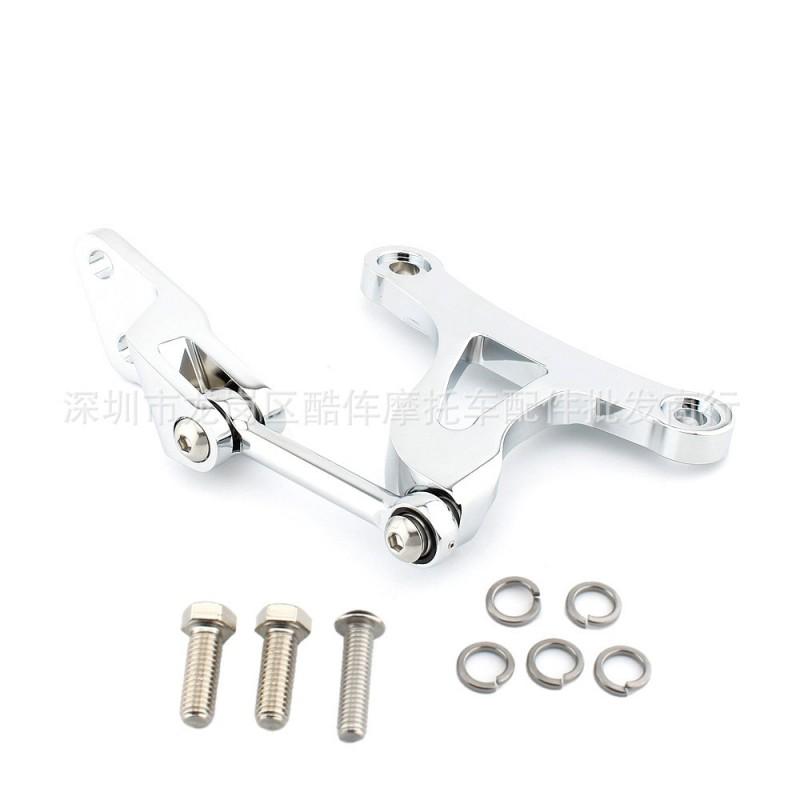 Motorcycle Engine Mount Bracket Harley Sportster 2004 Black Chrome Finish Suspension Support Frame