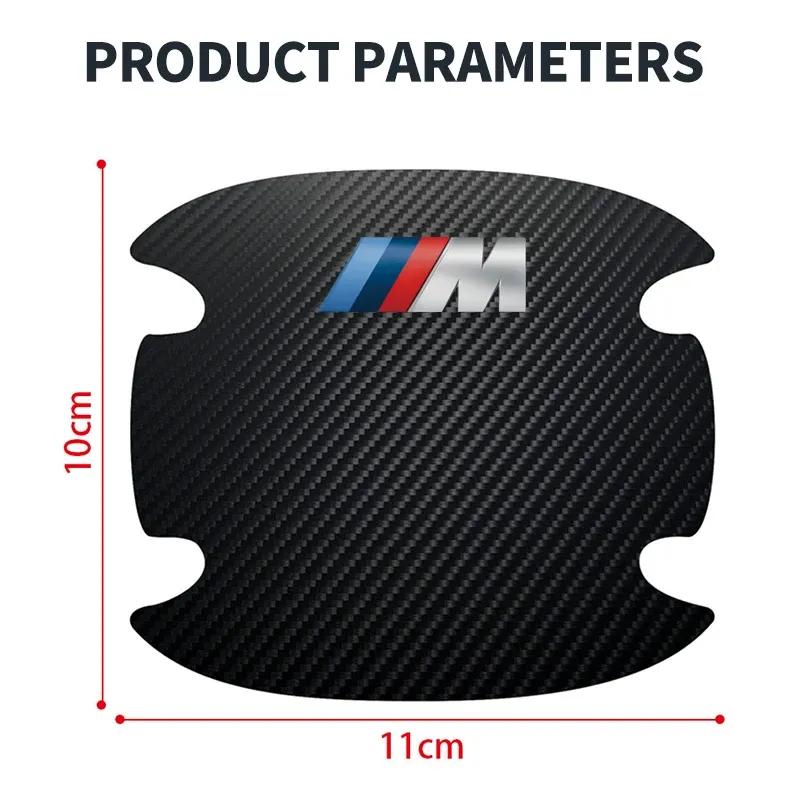 4ks Nálepky na ochranu rukojetí v prohlubni dveří auta Pro BMW M G30 G32 G01 G02 G05 G06 G07 G26 G23 G22 F40 F20 G08 G16 M3
