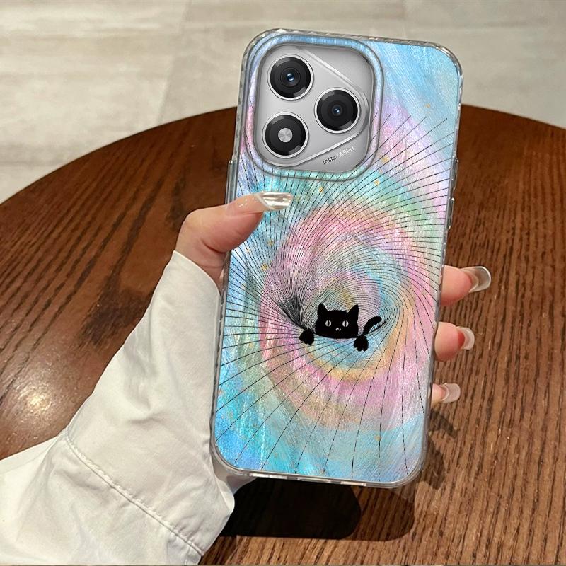 Gradient Rainbow Cat Cartoon Girls Case For Honor 400 Pro X9c Magic7 Magic6 200 Lite Smart X9a X8a X8b X8c X7c X6c Fundas Cover