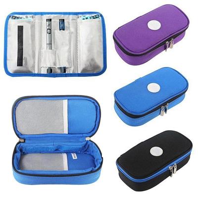 Thermal Insulated Insulin Cooling Bag Diabetic Pocket Pill Protector Medicla Cooler Without Gel Oxford Waterproof Travel Case