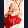 Summer Silk Women's Plus Size Pajamas Charming Solid Color Sexy Temptation Straps Autumn Pajamas Sweet
