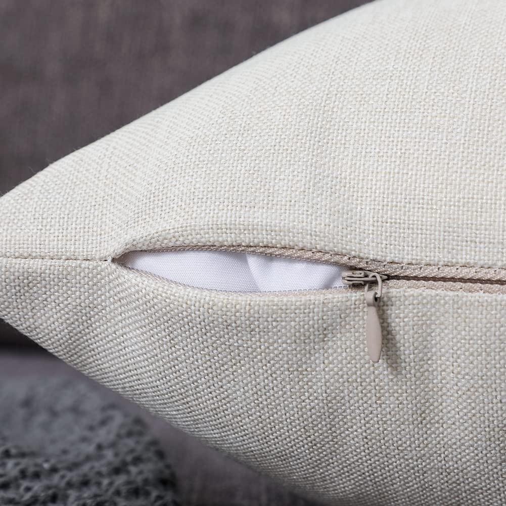 T02C!4Pcs Christmas Pillowcase Santa Square Home Decor Linen Pillow Cases Cushion Covers For Sofa Car Gift 45X45cm Cozy