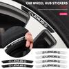 4Pcs Car Wheel Hub Rim Badge Stickers Decoration For F SPORT IS250 IS200 CT200h GS300 LS430 RX450h LX570 IS300 Accessories