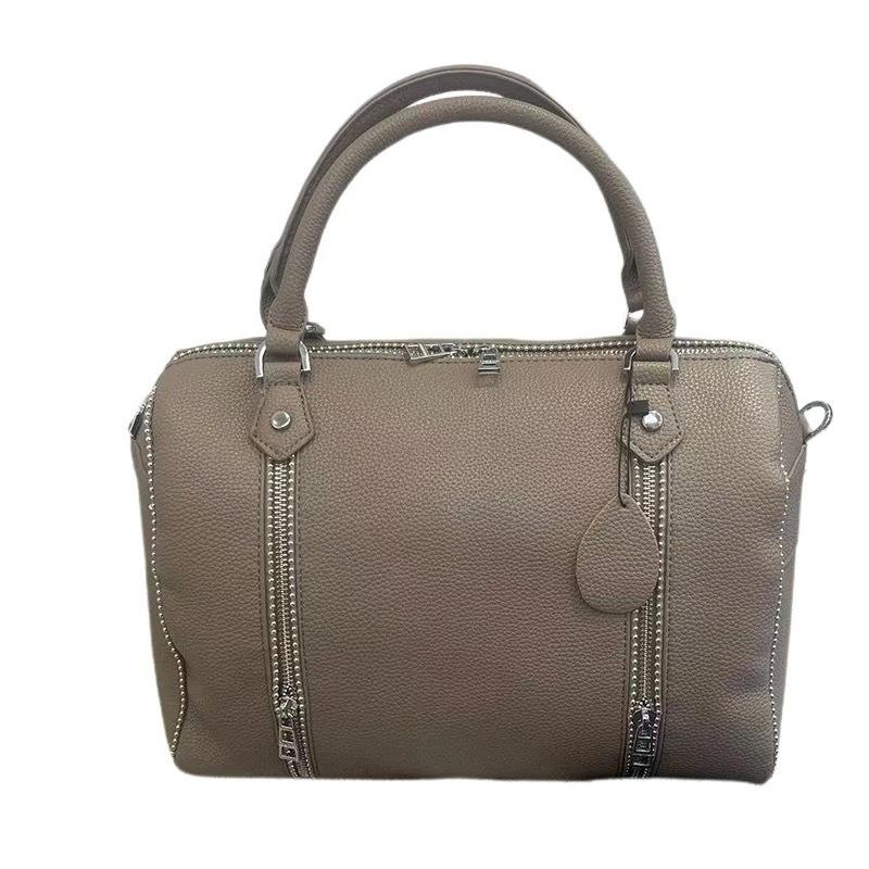 Francouzská Crossbody taška přes rameno Všestranná dámská polštářová taška Boston Velká kapacita Taška s hroty z vrbového proutí