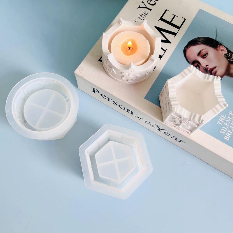 Carousel Storage Jar Silicone Mold Horse Aromatherapy Candle Holder Casting Molds Jewelry Storage Organizer Storage Box Mold