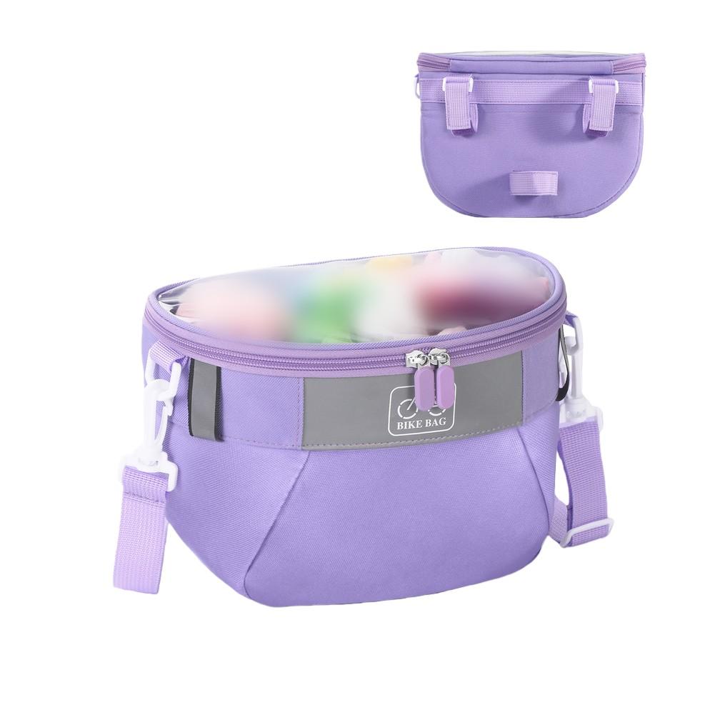 Waterproof Bike Basket Front Handlebar Bag with Detachable Strap for Bikes