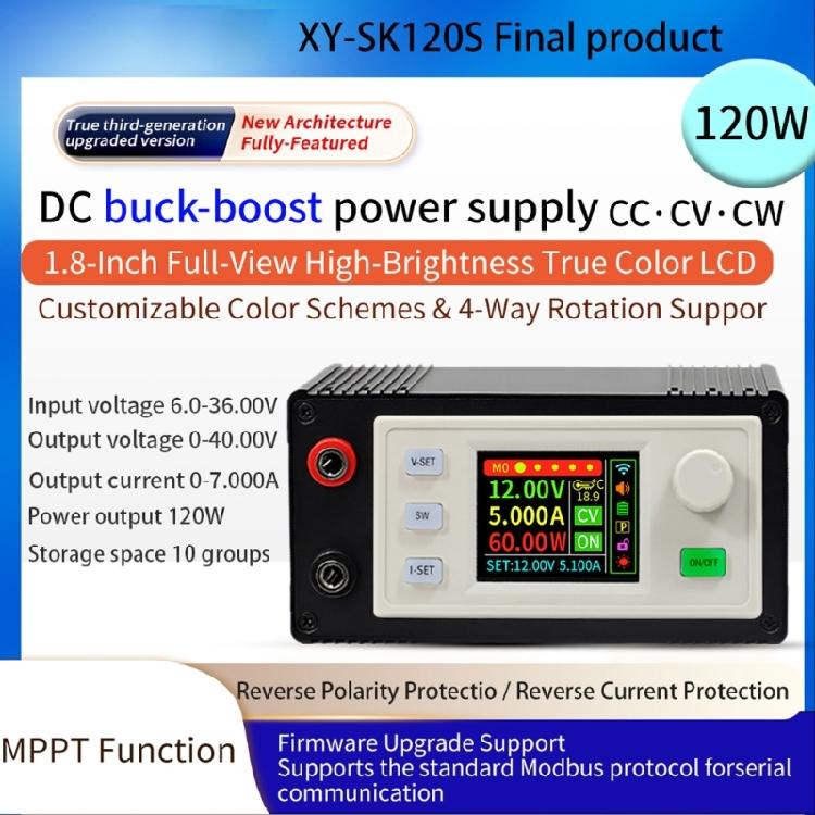 Intelligent Voltages Regulator 6V 36V Input 120W Output with Control LCD Display Solution and Safety Protectiove