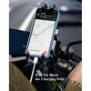 BRCOVAN Anti-Theft Motorcycle Phone Mount Holder With Vibration Dampener & High-Speed Secure Lock, Adjustable Size Handlebar Cellphone Cradle For