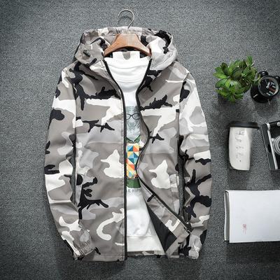 Spring and Autumn New Personalized Camouflage Jacket Men's Spring and Autumn New Popular Men's Jacket
