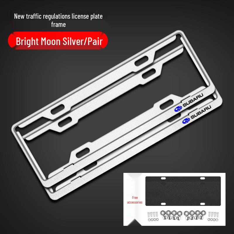 Kompatibilní rámečky na SPZ pro Subaru: STI, Forester, XV, Outback, BRZ, Legacy, WRX.