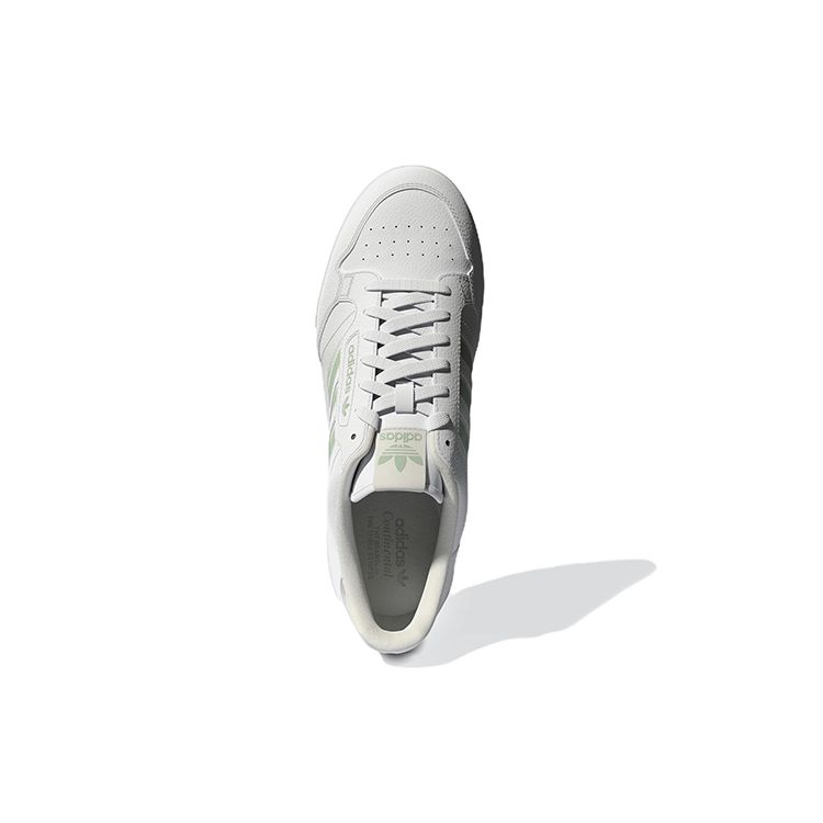 adidas Continental 80 Stripes Cloud White Linen Green Off White Unisex Sneakers GX1914