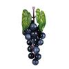 5 Strand Detailed Replicas Grape Faux PVC Fruit Decorations Perfect for Holiday Party Wedding Centerpieces