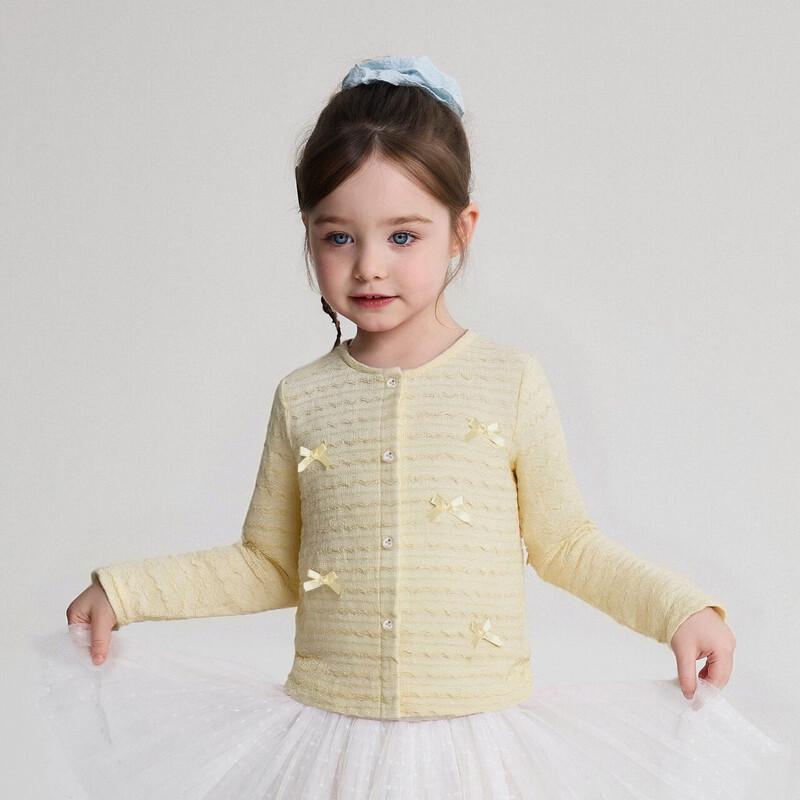 Deesha Girls' Long Sleeve Lace Cardigan