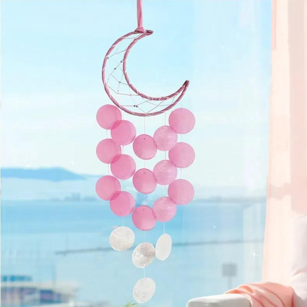 Circle Shell Wind Chimes Natural Shell Shell Pendant Creative Dream Catchers  Kids Room