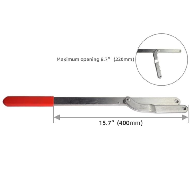 Multiple Purpose Pulley Removal Set Strong Strength Construction Universal Vehicle Pulley Holders Pulley Locking Tool