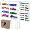 Acrylic Honpo Tomica Storage Case, Miniature Car Storage, Collection Case, Parking Lot Display, Appreciation (Set of 4, 8 Squares)