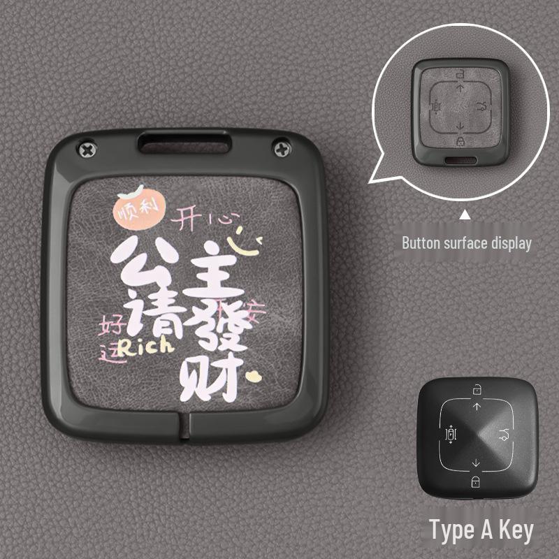 ZEEKR 001 Bluetooth Smart Key Case Shell with Card Holder
