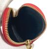 LOEWE Anagram logo heart Wallet Coin Compartment coin purse Leather Red