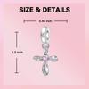 925 Silver Cross Charms Iron Throne Jesus Pendant Christian Necklace Beads Fit Bracelets Fine Jewelry DIY Gift