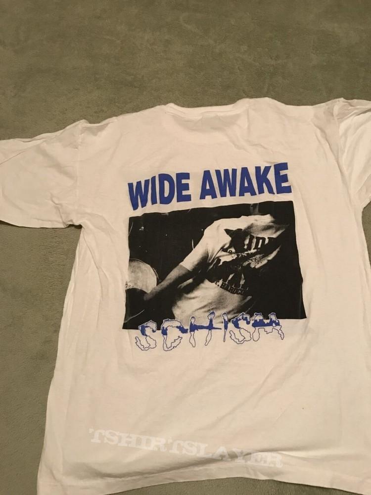 Hot Wide Awake Band White 100% Cotton Shirt Adults Unisex T-Shirt M