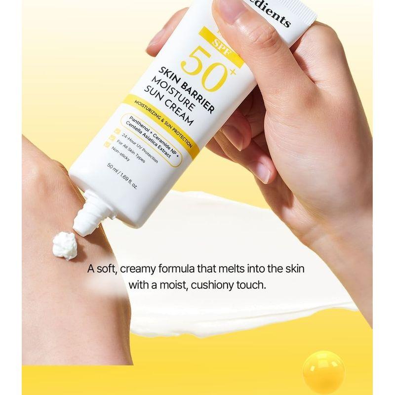 Ongredients Skin Barrier Moisture Sun Cream