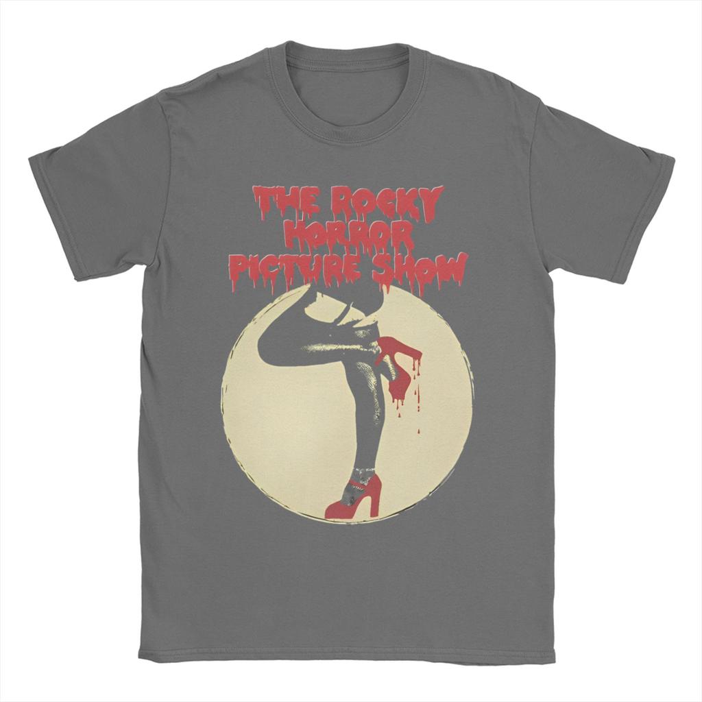 Men T-Shirts The Rocky Horror Show Vintage Pure Cotton Tees Short Sleeve Picture Show T Shirts Crewneck Clothing New Arrival