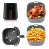 2 kusy silikonových podložek do horkovzdušné fritézy, silikonové vložky, nepřilnavé kuchyňské příslušenství, koš do horkovzdušné fritézy, vhodné pro horkovzdušné smažení