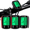 Fahrradrücklicht Stoppuhr MTB Fahrradcomputer Kabelgebunden Wasserdicht Tachometer Kilometerzähler Fahrradgeschwindigkeitszähler LCD Touchscreen