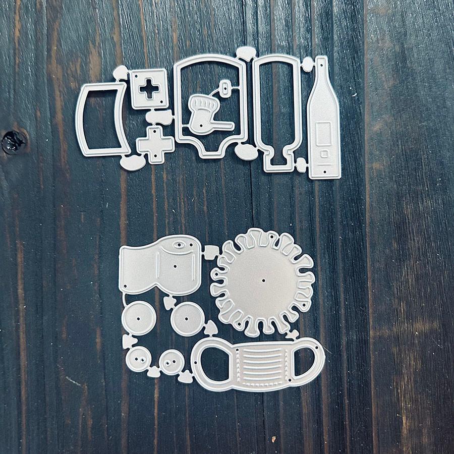 

Туалетная бумага Специальные медицинские принадлежности Металлические вырубные штампы Трафареты DIY Скрапбукинг Бумага Фотокарточки Тиснение dies серебряный