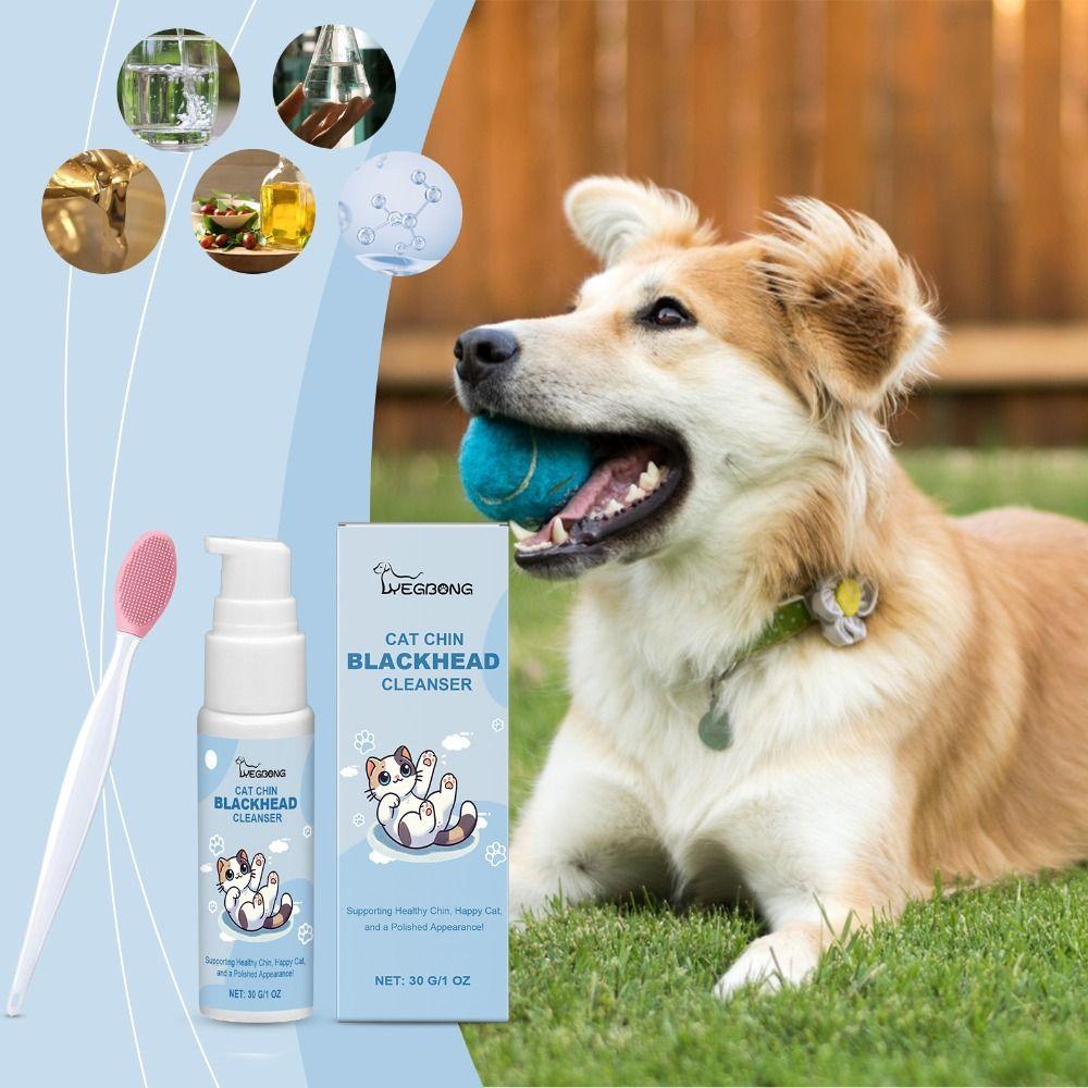 

With Brush Blackhead Cleaning Lotion Deep Cleansing Pet Tooth Stain Remover Dog Cat