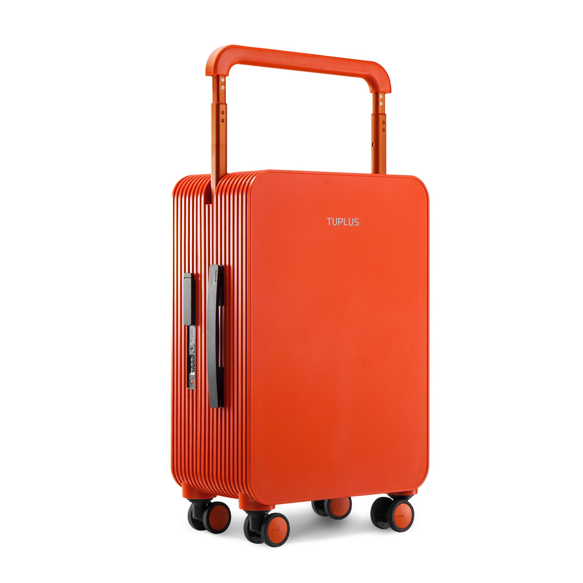 

with USB Carry 360 Degree Business TSA Lock [TUPLUS] Suitcase, Carry-on, Large, Shockproof, Port, Bag, ABS+PC, Quiet, Rotation, Travel, Business,