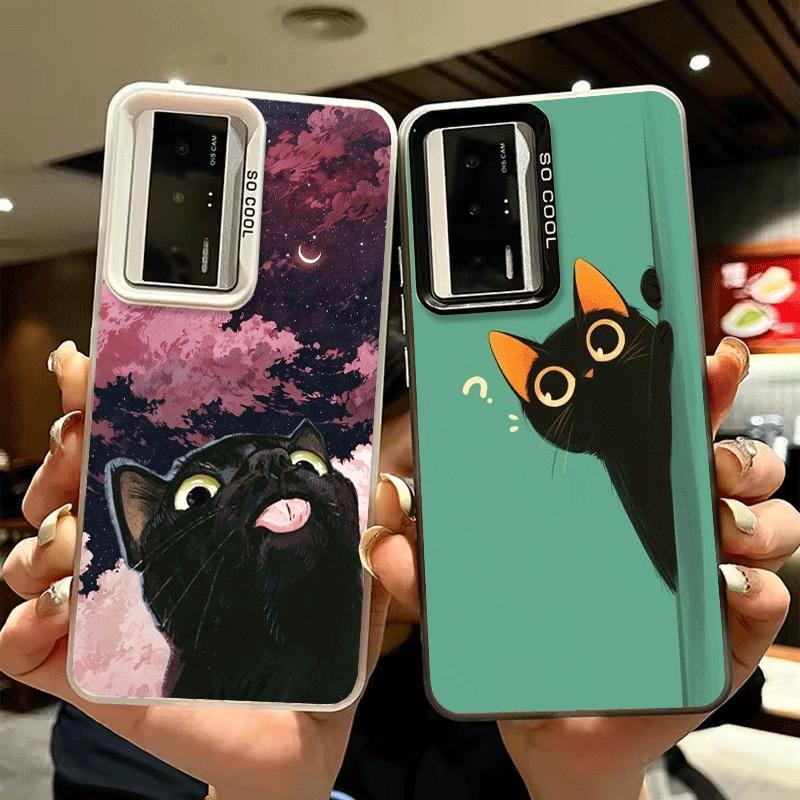 Katze Niedliches Kätzchen Cartoon Stoßfeste Handyhülle für Xiaomi Poco X7 X6 X5 X3 Pro F7 Ultra M8 Redmi 15C 15 14C 13C 12C 10C 13 12 10