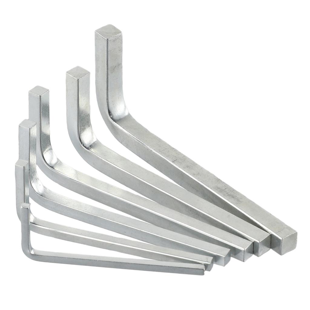5/6/7 Pcs L Shape Square Head Wrench Square Key 4 Point Wrench Screwdriver Set 3-8mm/3-10mm/3-7mm Square Head Wrench Screwdriver