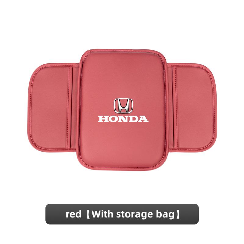 Car Armrest Mat Center Console Leather Protection Cushion For Honda Civic FIT Accord Prelude CRV 5th City CRZ CRX Jazz HRV Pilot