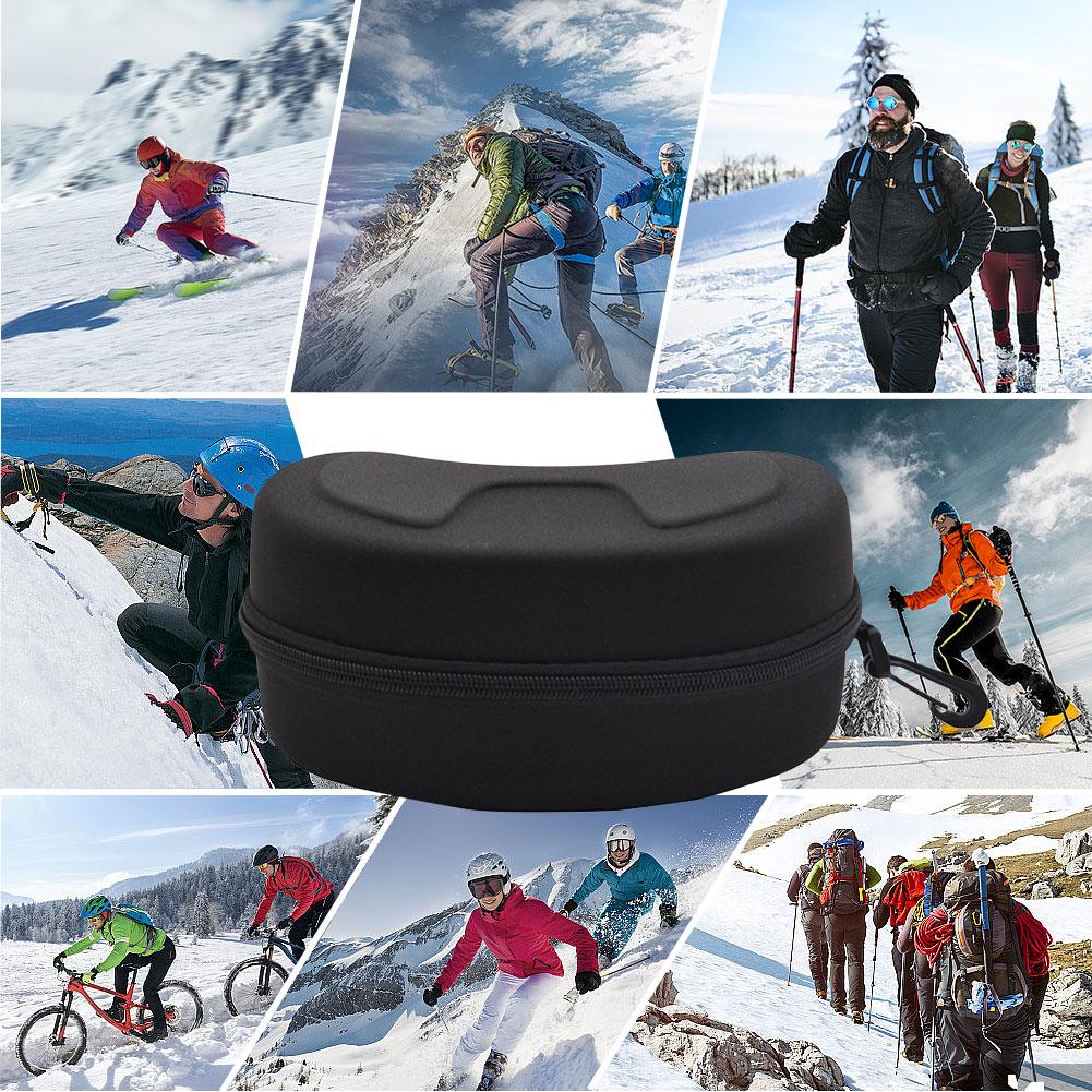 EVA Ski Brillenetui Wasserdicht Snowboard Schneebrillen Box Große Harte Sportbrillen Hülle Für Radsportbrillen Outdoor Sport Zubehör