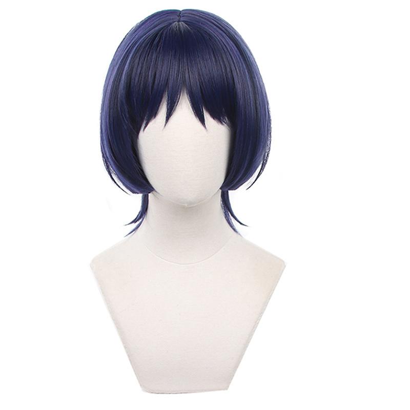Genshin Impact Scaramouche Cosplay Perücke Vorgeformte Perücken Hitzebeständige Anime-Perücken