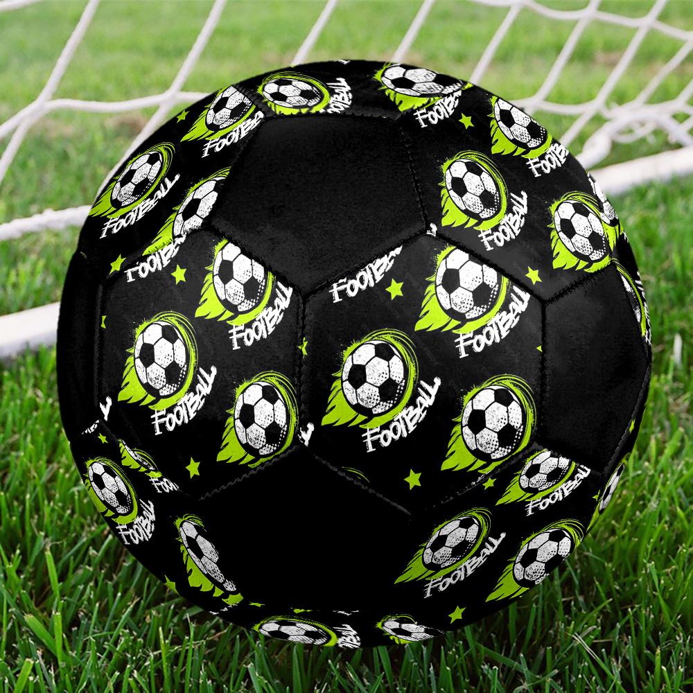 1pc Soccer Ball Soccer Ball Size 5 Football Machine Sewn Indoor/Outdoor Universal Football Q81 Size 5