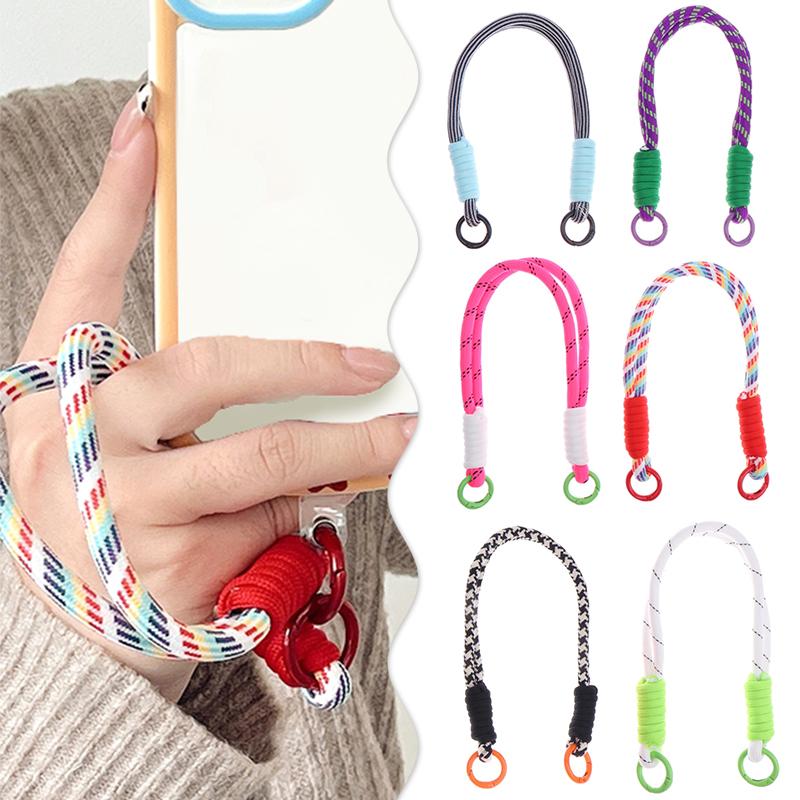 Pletené pouzdro na telefon Lanyard Klíčenka Lany Popruh Láhev na vodu Lanka proti vypadnutí Přívěsek na klíče Batoh Přívěsek Dekor Lanyard