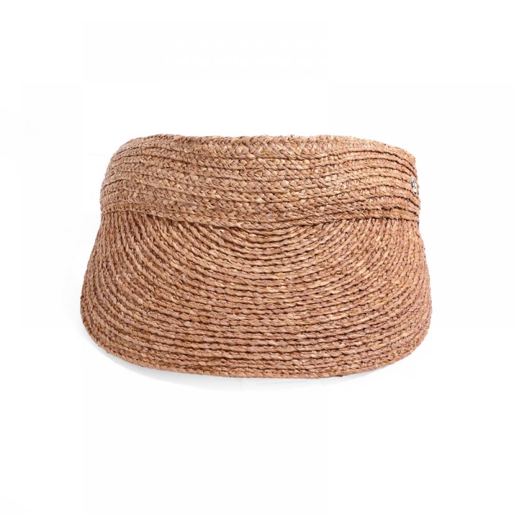 Helen Kaminski Hat51381 Nucr Medea Nougat Cream Visor Sun Cap