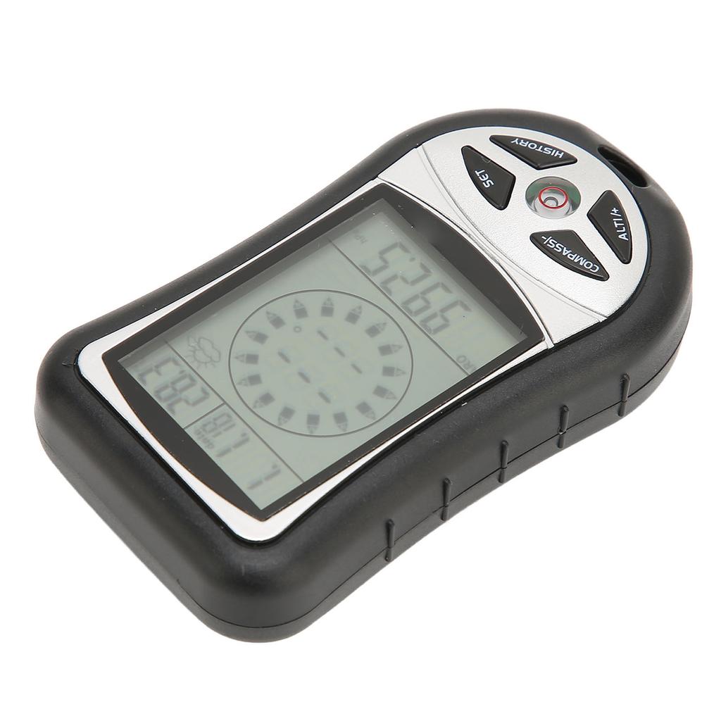 Digital Compass 8 in 1 Multi Functional Outdoor Compass Altimeter Barometer Calendar Thermometer for