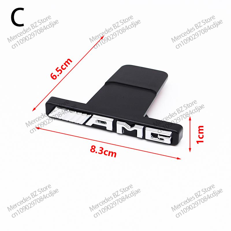 1pc ABS AMG Grill Grille Emblem For AMG Mercedes-Benz W463 W464 W461 G63 G65 Grille Sticker Emblem Badge Sticker Car Accessories