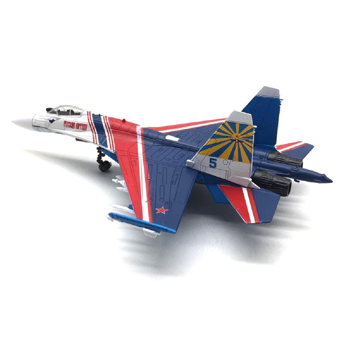 

1:100 Metal Red & Blue SU-35 Super Flanker Heavier Aircraft Model Simulation Fighter Aviation Military Science Display Model