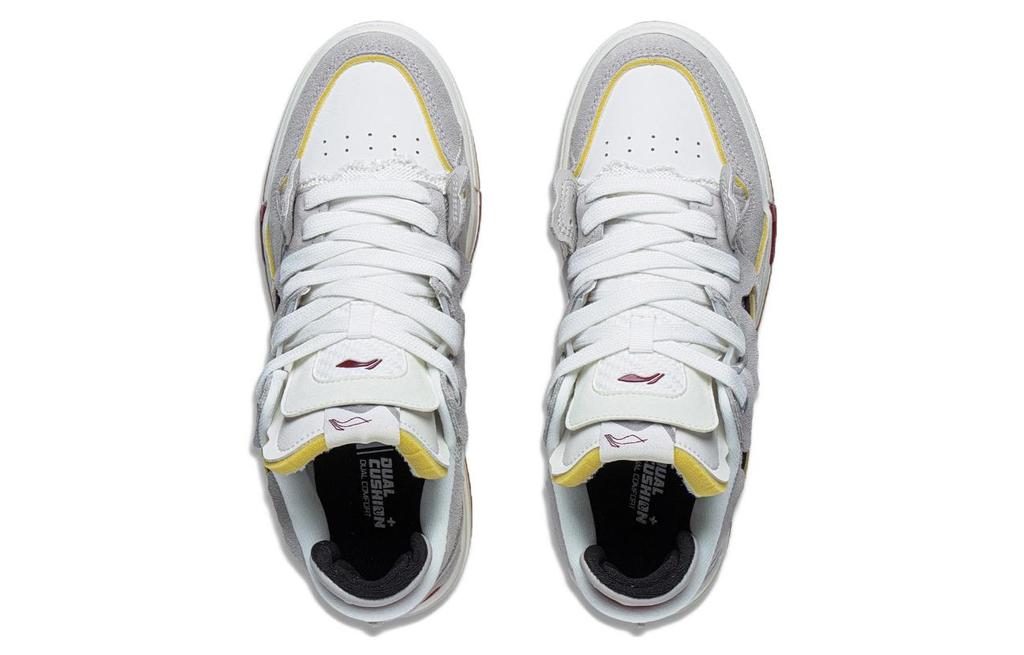 Li Ning Wave PRO Slip Resistant, Abrasion Resistant, Lightweight Low top Skateboard Shoes Women's Gray AECT034-3