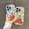 Phone Case: 2D Flat Design Suitable for iPhone 18 17 16 15 14 13 Pro Protective Case, Couple Style, Christmas Holiday, Christmas and Halloween Gifts