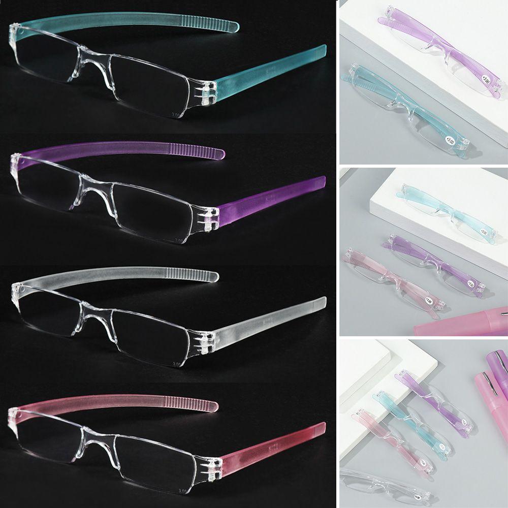 Men Women With Case Diopter +1.0 1.5 2.0 To 4.0 Computer Goggles Presbyopia Eyewears Reading Glasses Ultra Light Eyeglasses