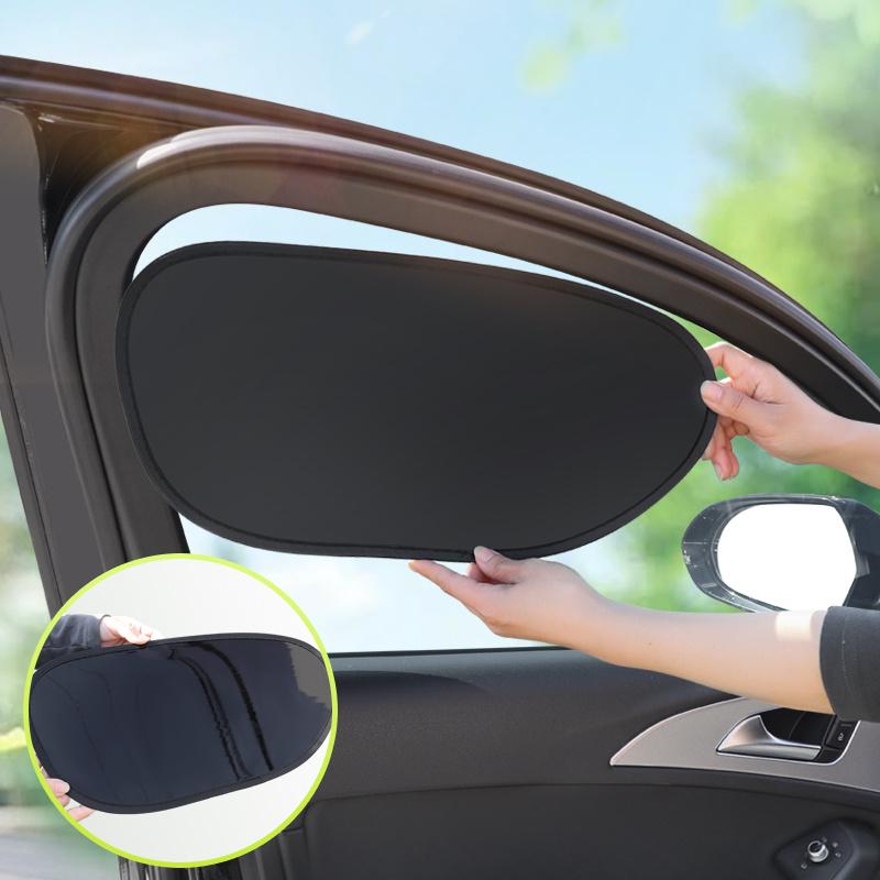 Car Summer Driver's Sunshade Heat-Insulating, Anti-Static Film, Non-Obstructive Side Window Sunshade for Left Side, Polyester