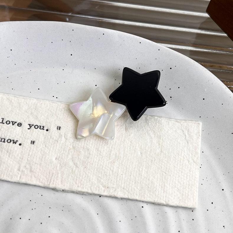 UXSL Simple Acetic Colorful Stars Hairpins for Woman Girls Sweet Cute Star Hairclips Decorate Barrettes Fashion Hair Accessories
