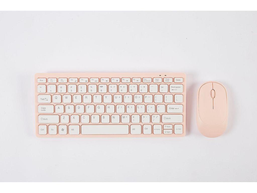 78-Key Mini Silent Wireless Keyboard & Mouse Set for Desktop & Notebook